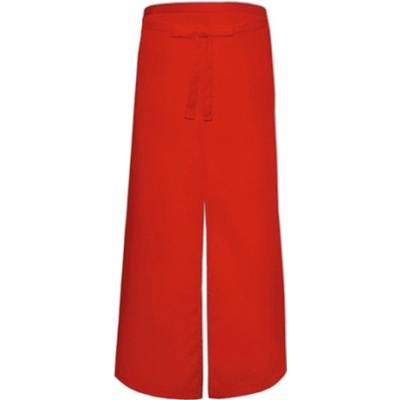 Link Kitchen Wear Bistro zástera s rázporkom X962 Red 100 x 100 cm