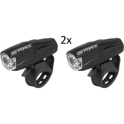 Force Shark 500 lm USB predné čierne 2 ks