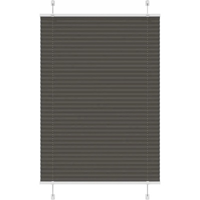 VidaXL Roleta plisé 90 x 100 cm černá