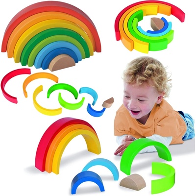 Eichhorn skladačka Dúha Rainbow 8 dielov