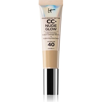 IT Cosmetics Your Skin But Better CC + Nude Glow make-up pre rozjasnenie pleti SPF40 Light 32 ml