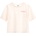 GUESS Къса тениска за момиче в бежово с контрастно лого Guess