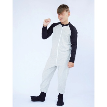 Detský overal šedé černá
