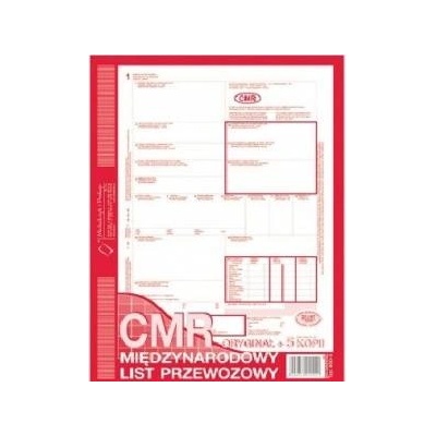 Michalczyk & Prokop CMR International consignment note 800-3