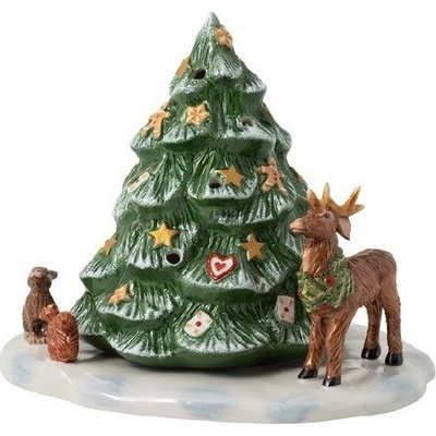 Villeroy & Boch Christmas Toys dekorácia / svietnik, vianočný stromček so zvieratkami, 17 cm 14-8327-6648