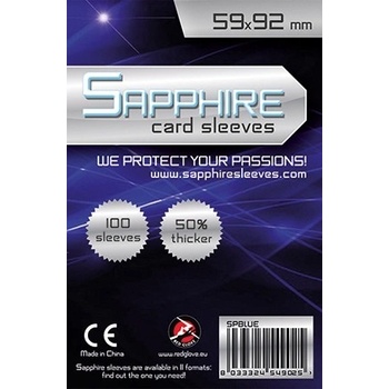 Sapphire Sleeves obaly Blue Standard European 59x92 mm