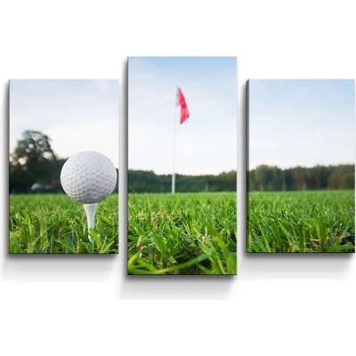 Sablio Obraz - 3-dílný Golf - 75x50 cm