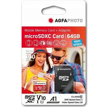 AgfaPhoto microSDXC 64GB Class 10 10582