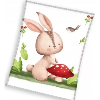 Carbotex Одеяло с зайчета - 110 x 140 см (KNL231134-KOC)