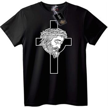 NOONEBRAND Тениска Иисус кръст - M, White