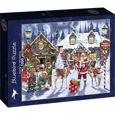 BlueBird Santa v práci 1000 dílků