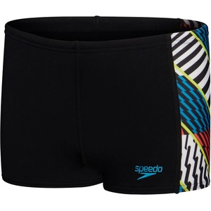 Speedo digital panel aquashort boy black/white/watermelon/bolt/bitter