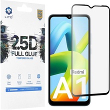 LITO 2,5D temperované sklo - Xiaomi Redmi A1/Redmi A1 Plus/Redmi A2/Redmi A2 Plus černé KP29993