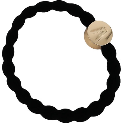 By Eloise London Letter Charms Gold Ластик за коса цвят V Black