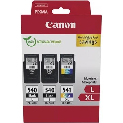 Комплект 3бр. мастилени касети Canon PG-540L x2 / CL-541XL Multi Pack 5224B017AA