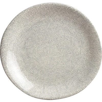 MIJ Jídelní talíř 25 cm bílošedá