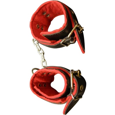 Sexy Elephant® Черно-червени кожени белезници + допълнителни верижки подарък