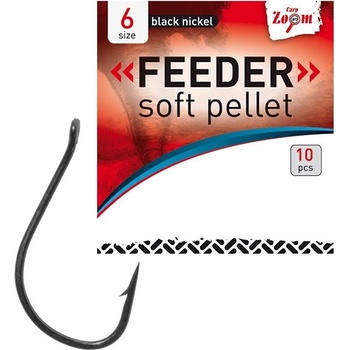 CARP ZOOM Feeder Hard Pellet Hook vel.10 10 ks