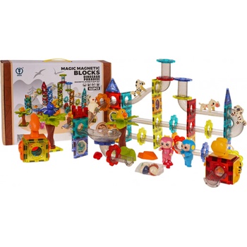 Majlo Toys Magnet Zoo Blocks 153 ks