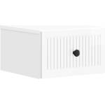 vidaXL Спален шкаф с монтаж на стена Бял гланц 33 x 34, 5 x 20 см (897923)