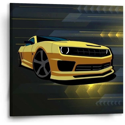 Sablio Obraz Chevrolet Camaro Pruhy - 50x50 cm