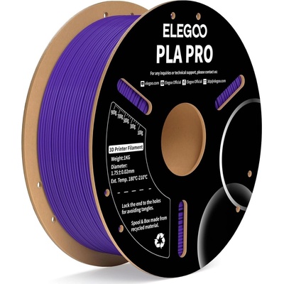 Elegoo PLA PRO -1.75mm-1KG-Cardboard Spool-Purple (50.203.0196)