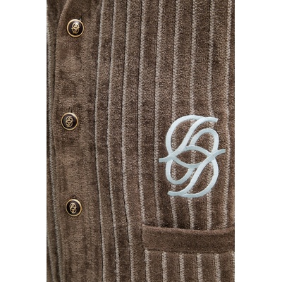 Drôle de Monsieur жилетка мъжка с добавена вълна Le Cardigan Monogramme (I.CA159.VI024)