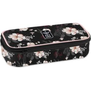 Ars Una Голям объл несесер Ars Una Flowery Black