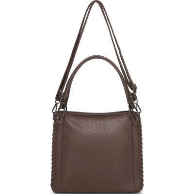 Miss Lulu Dámská kabelka s crossbody popruhem hnědá