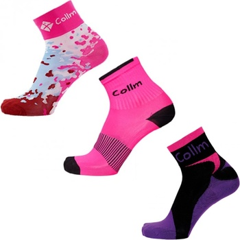 Collm dámske ružové športové ponožky set 3 páry