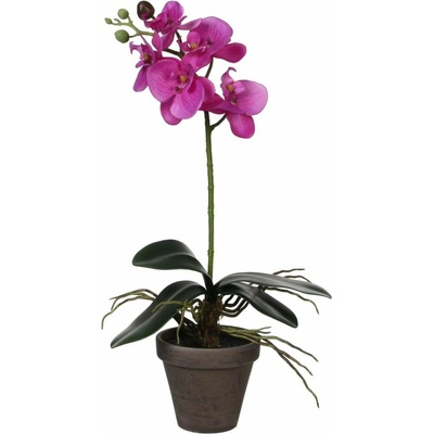 Umělá rostlina Orchidej, 48 cm, fialová 949831