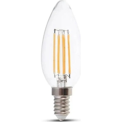 V-TAC LED Stmívatelná žárovka FILAMENT E14/4W/230V 3000K VT1077