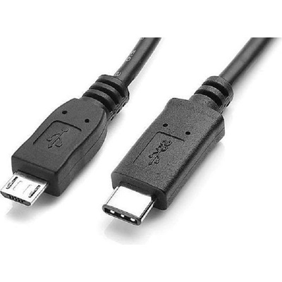 AQ xaqcc69010 USB 3.1 USB-C samec - USB Micro-B samec, 1m, černý