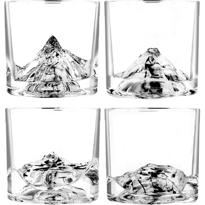Liiton Чаши без столче за уиски The Peaks 4 бр (L20800)
