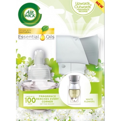 Air wick elektrický strojček + biele kvety frézie 19 ml
