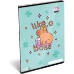 ICO Lollipop Capybara: Тетрадка с редове - A4, 4. клас (7500164000)