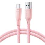 JOYROOM Кабел за данни JOYROOM USB - Type-C, 100 см, ROSS SA34-AC6 PINK (SA34-AC6 PINK)