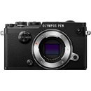 Цифрови фотоапарати Olympus PEN-F+Pancake KIT ED 14-42mm (V204061BE000/V204061SE000)