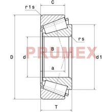 Timken 33212 kuželíkové ložisko