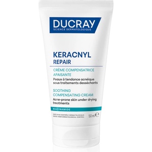 Ducray Keracnyl Repair Soothing Compensating Cream успокояващ и хидратиращ крем за чувствителна кожа склонна към акне 50ml