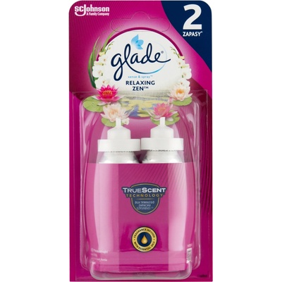 Glade Sense&Spray osviežovač vzduchu náhradná náplň RELAXING ZEN 2x18 ml