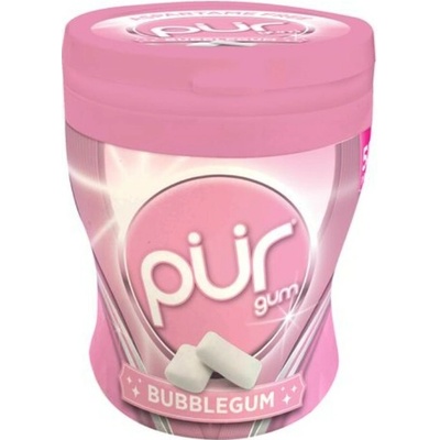 PÜR Žuvačky bez aspartámu bubblegum, 50 ks