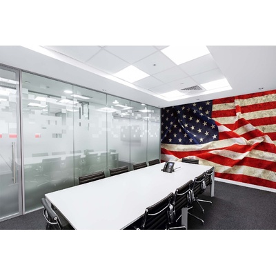 DIMEX ART Самозалепваща се флизелинова фототапета винтидж американско знаме ii. 375 x 250 см