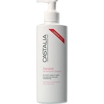 CASTALIA Ежедневен измиващ гел за лицето и тялото , Castalia Sensial Gel Nettoyant Surgras 300ml