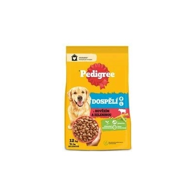 Pedigree Adult Medium and Large hovězí a zelenina 12 kg