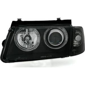  Кристални фарове Angel Eyes VW PASSAT 3B/ B5 (1997-2000) - черни