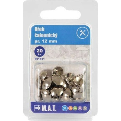 hřebík čalounický pr.12mm Ni (20ks)