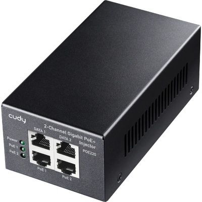 PoE инжектор Cudy POE220, Gigabit PoE+/PoE, 2 x 30W (CUDY-INJ-POE220)