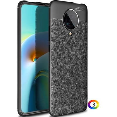 Xiaomi Redmi K30 Ultra Удароустойчив Litchi Skin Калъф и Протектор