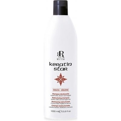RR Line Keratin Star šampón namáhané oslabené a zničené vlasy 350 ml